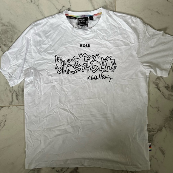 Hugo Boss Keith Harris limited edition tshirt - Picture 1 of 2